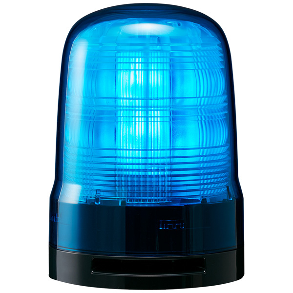 中型LED回転灯 青 DC12～24V ブザー付き