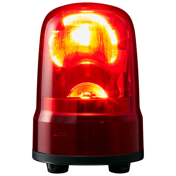 小型LED回転灯 赤 AC100～240V