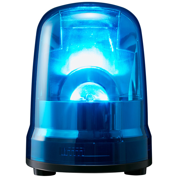 大型LED回転灯 青 DC12～24V