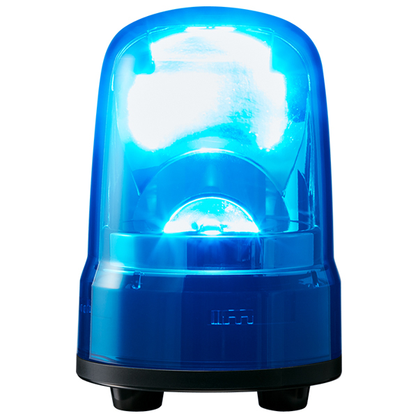小型LED回転灯 青 DC12～24V