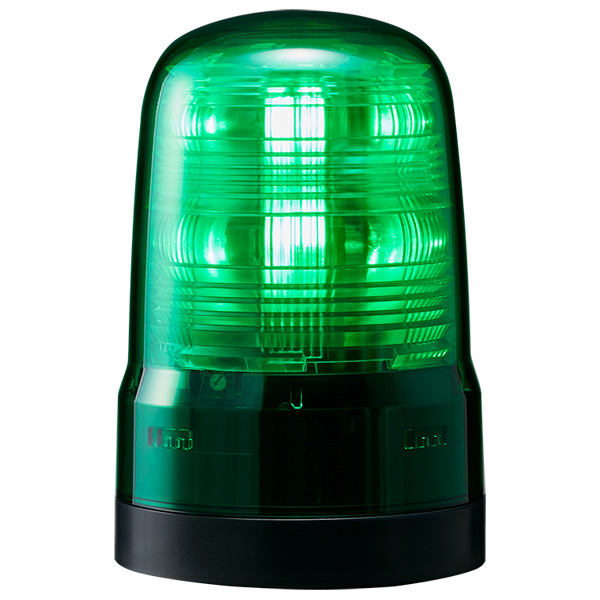 小型LED回転灯 緑 AC100～240V