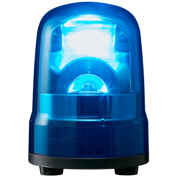 中型LED回転灯 青 DC12～24V