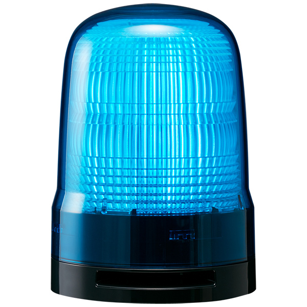 中型LED表示灯 青 DC12～24V ブザー付き
