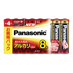 アルカリ乾電池 単4形 8本シュリンクパック
