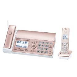 デジタルコードレス普通紙ファクス（子機1台付き）（ピンクゴールド）