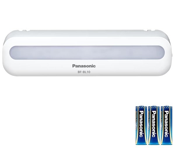 乾電池エボルタNEO付き LEDマグネットライト ホワイト