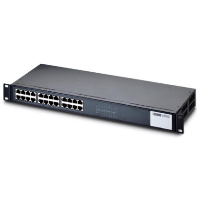 産業用スイッチングハブ/19インチラック取付タイプ/10・100Mbps/24ポート