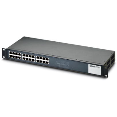 産業用スイッチングハブ/19インチラック取付タイプ/10・100・1000Mbps/24ポート