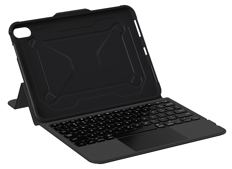 UAG社製 10.9インチiPad（第10世代）用 トラックパッド搭載Bluetoothキーボードケース （ブラック/アッシュ）