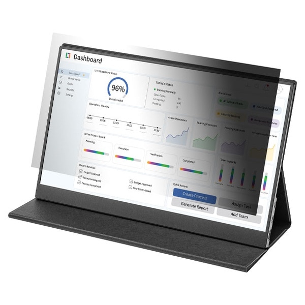 光興業製 13.3型 モバイルディスプレイ用のぞき見防止フィルター(プリンストン製ディスプレイ専用品)