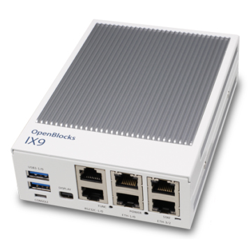 OpenBlocks IX9 Debian 12搭載モデル 【Intel Atom E3845/8GB/eMMC 8GB/Debian 12版/小型】