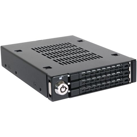 ICYDOCK　3x 2.5インチ SATA HDD / SSD 搭載用リムーバブルケース 3.5インチベイサイズ