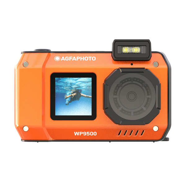 AGFAPHOTO 防水デジタルカメラ WP9500OR 1300万画素 7m防水 デジタルズーム4.4倍