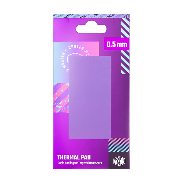 Thermal Pad (厚み0.5mm) M.2 SSDチップ GPU/CPU冷却用途 / 非通電性 / 13.3w/mKの熱伝導率 / 熱伝導両面接着シート
