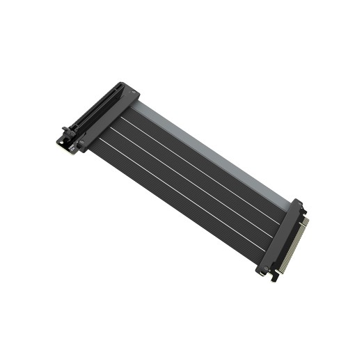 Riser Cable PCIe 5.0 x16 200mm/PCIe 5.0ライザーケーブル/ブラック/優れたデータ伝送性能、柔軟性、そして長期的な耐久性を実現/ケーブル長200mm