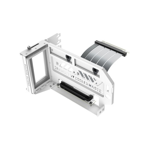 Vertical VGA Card Holder Kit Gen5 White/GPU垂直マウントキット/PCIe 5.0ライザーケーブル付属/最大3スロット幅のGPUに対応/フルモジュラーデザイン
