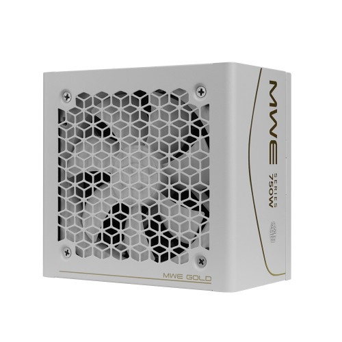 MWE Gold V4 750 FM WH W/JP cord/フルモジュラー750W電源ユニット/ATX 3.1・PCIe 5.1準拠/80PLUS GOLD/GPU保護機能搭載/デュアルカラー12V-2x6コネクタ/ホワイト