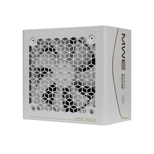 MWE Gold V4 850 FM WH W/JP cord/フルモジュラー850W電源ユニット/ATX 3.1・PCIe 5.1準拠/80PLUS GOLD/GPU保護機能搭載/デュアルカラー12V-2x6コネクタ/ホワイト