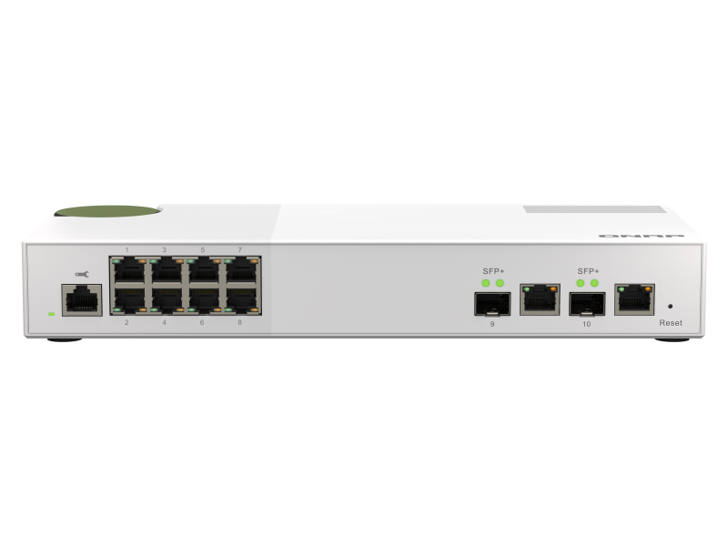 QSW-M2108-2C L2 Webマネージドスイッチ (2x10GbE + 8x2.5GbE)