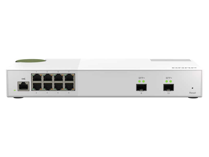 QSW-M2108-2S L2 Webマネージドスイッチ (2x10GbE + 8x2.5GbE)