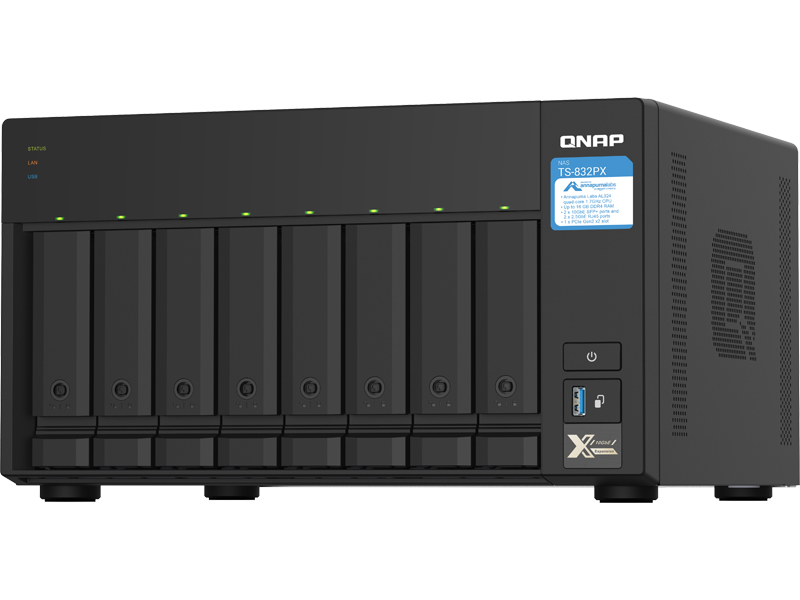 TS-832PX ニアライン 80TB (10TB x 8)