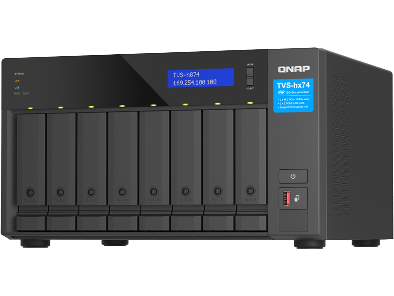 TVS-h874 96TB ニアライン (12TB x 8)