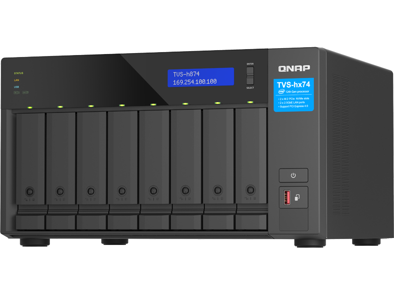 TVS-h874X-i9 96TB ニアライン (12TB x 8)