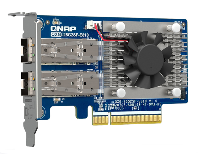 2ポート 25GbE SFP28 LANカード (QXG-25G2SF-E810、単体)