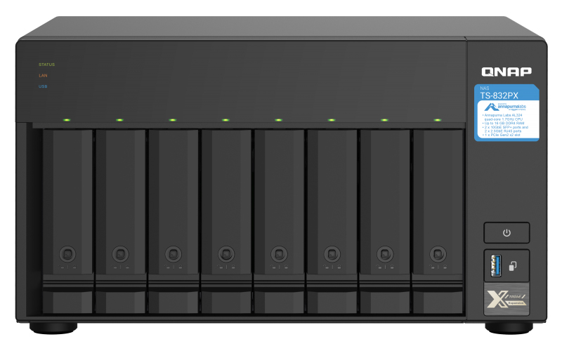 TS-832PX ニアライン 160TB (20TB x 8)