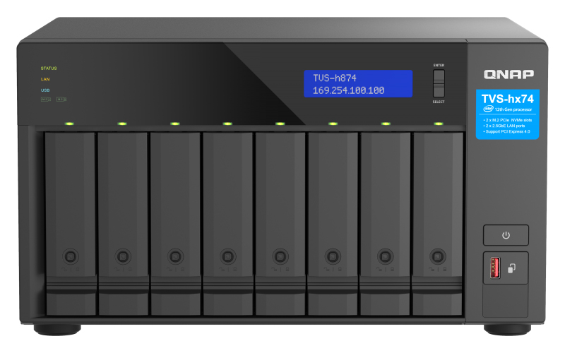 TVS-h874 176TB ニアライン (22TB x 8)