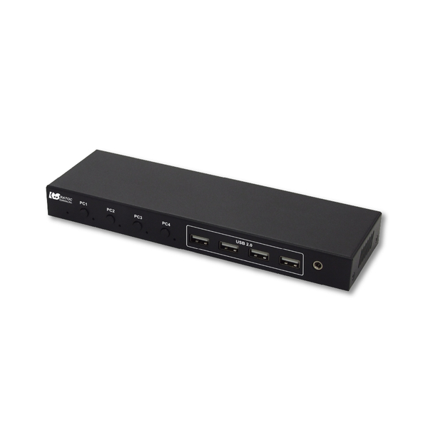 4K60Hz対応 HDMIパソコン切替器（4台用）