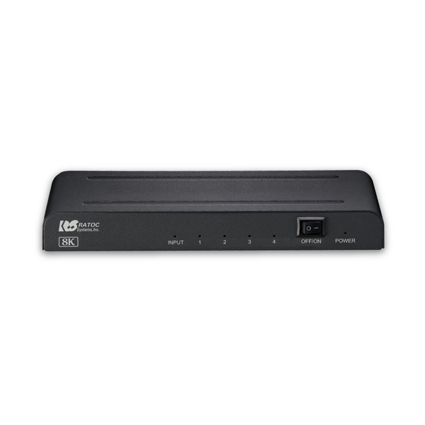 8K対応 1入力4出力 HDMI分配器