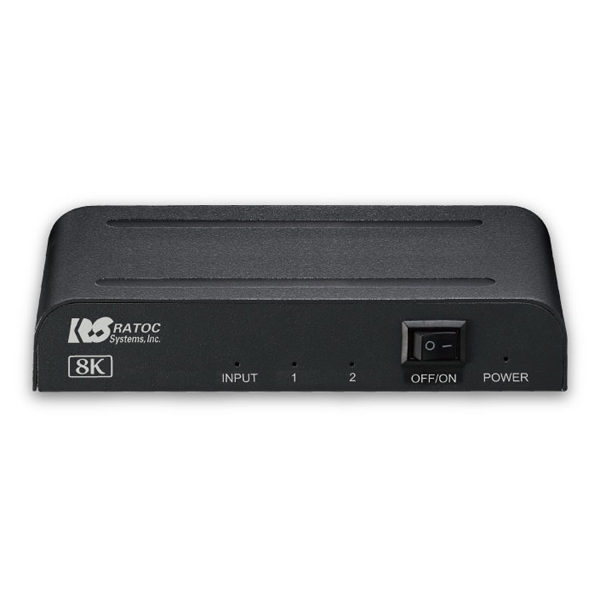 8K対応 1入力2出力 HDMI分配器