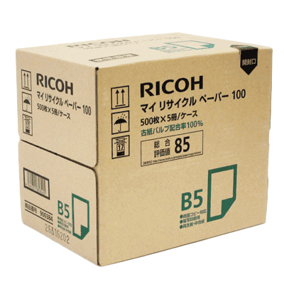 マイリサイクルペーパー100 B5 T目 1ケース(500枚×5)