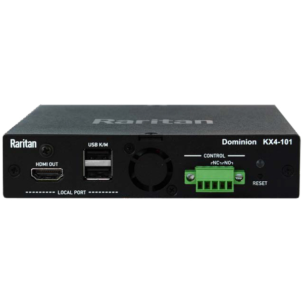 シングルポート、Ultra HDパフォーマンス、4K KVM Over-IP スイッチ、HDMI/USBパススルーローカルポート、L字型ブラケット付