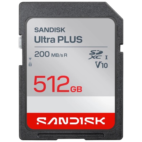 SANDISK Ultra PLUS SDカード 512GB
