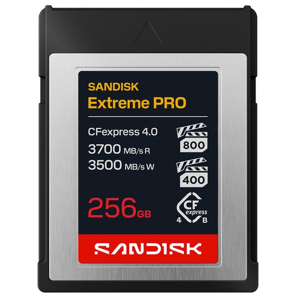 SANDISK エクストリーム プロ CFexpress PCIe 4.0 Type-B カード 256GB