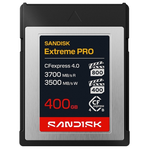 SANDISK エクストリーム プロ CFexpress PCIe 4.0 Type-B カード 400GB