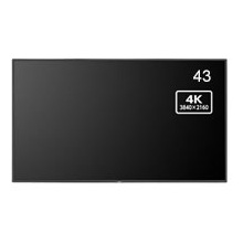 液晶ディスプレイ 43型/3840×2160/HDMI、DisplayPort/ブラック/スピーカー：あり