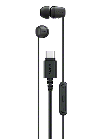 密閉型ステレオヘッドホン（入力プラグ USB Type-C） ブラック