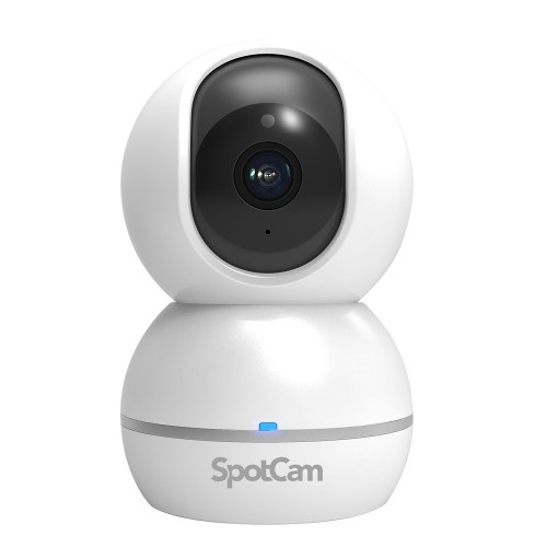 SpotCam Eva 2+ ペット監視 老人介護 見守り スマホからモニタリング可能 8倍デジタルズーム搭載の広角レンズ＋FHD 1080Pの高画質 モニタリングカメラ