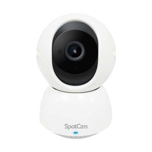 SpotCam Eva Pro/モニタリングカメラ/屋内用/2K高解像度/水平360度・垂直90度回転可能/自動追尾機能/リアルタイムアラート/Wi-Fiと有線での接続/24時間クラウド録画