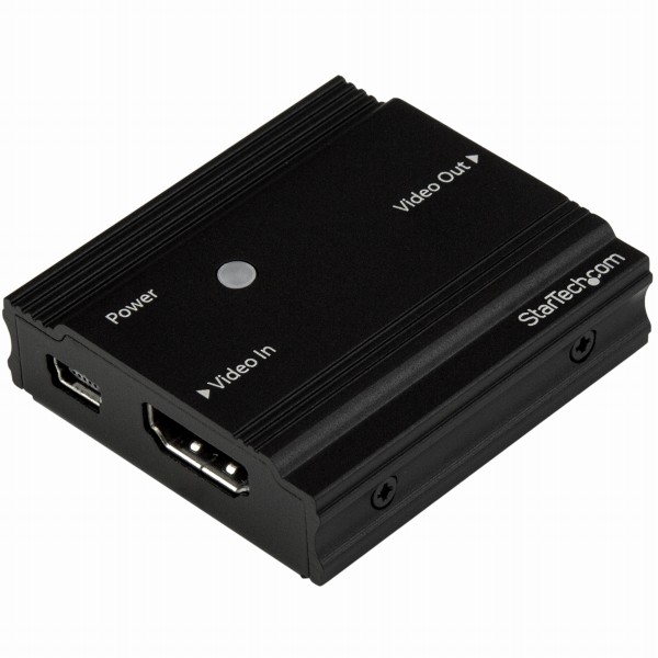 4K対応HDMIリピーター(信号増幅器・イコライザー内蔵)HDMI延長器4K/60Hzで最大10m4K/30Hzで最大25m