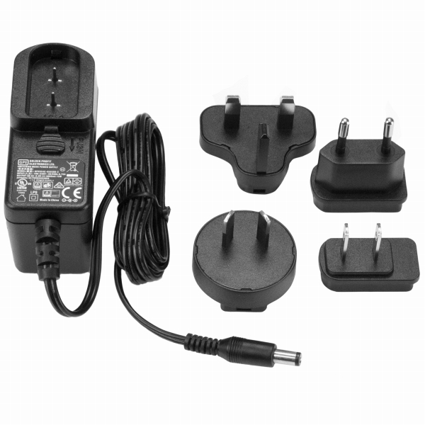 スペア用AC電源アダプター5V/3A出力交流100-240V入力出力プラグの内径2.2mm/外径5.5mm