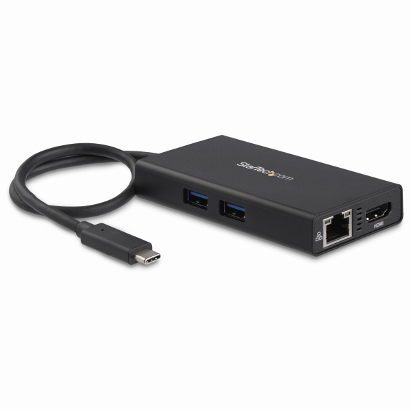 USBType-C接続マルチアダプタ4KHDMI対応2xUSB-Aポート60WUSBPowerDeliveryGbEポート