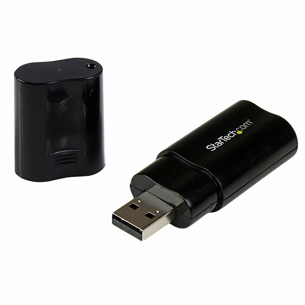 USB接続ステレオオーディオ変換アダプタヘッドフォン/マイク用3.5mmミニジャック増設外付けサウンドインターフェースUSBタイプAオス-2x3.5mm3極ミニジャックメス