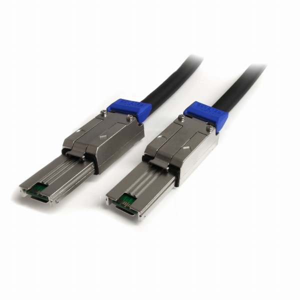 2m外部接続用MiniSASケーブルSerialAttachedSCSISFF-8088-SFF-80882xSFF-8088(オス)