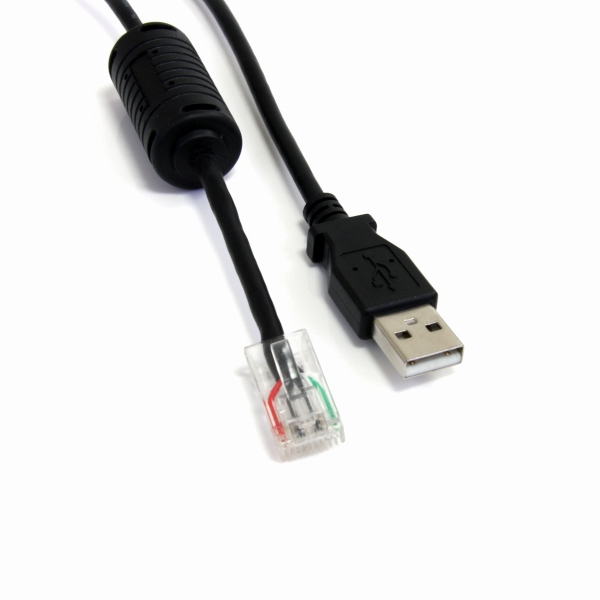 APCUPS専用USBケーブル1.8mUSBA(オス)-RJ-45(オス)AP9827代替ケーブル