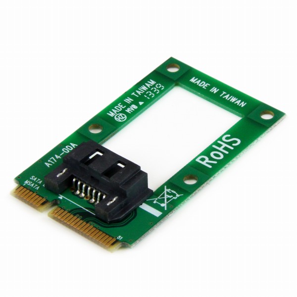 mSATA-SAT変換アダプタMiniSATA-SATAコンバータカード2.5インチ/3.5インチHDD/SSDに対応
