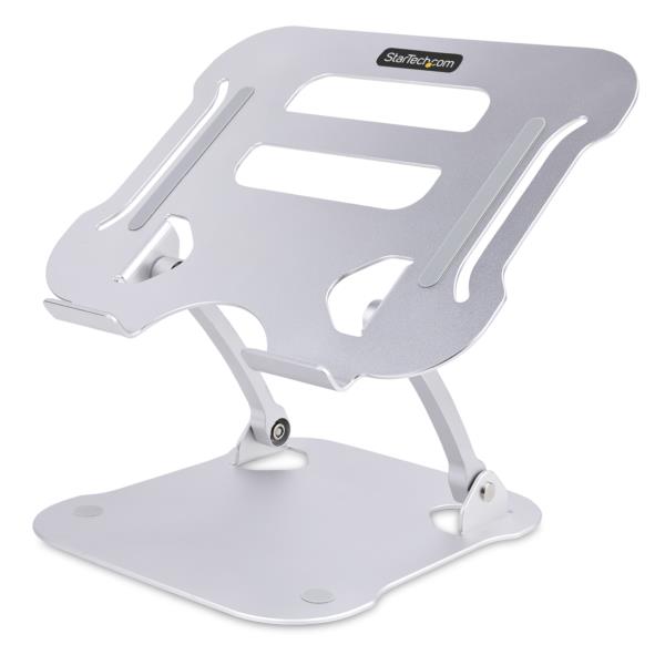 ノートパソコンスタンド/アルミニウム製/耐荷重10kg/折りたたみ式/高さ&角度調整可能/安定性強化/放熱対策/ラップトップノートブックPC台